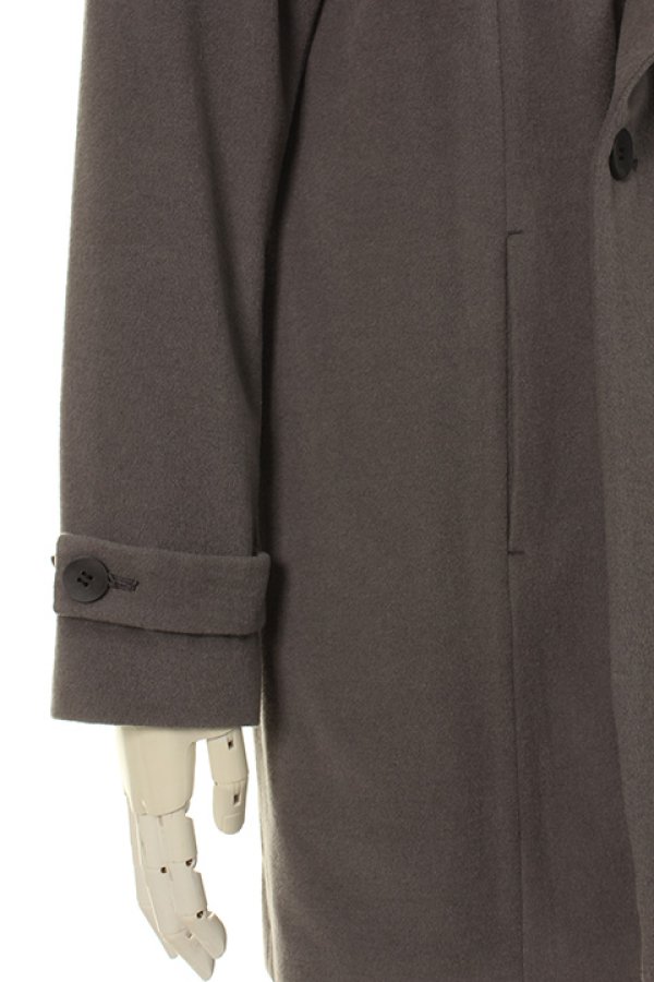 画像5: 【 50%OFF セール82,500円→41,250円】 OURET オーレット BACK SATIN BEAVER BIG HOOD COAT{-AEA} (5)