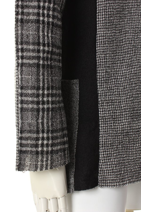 画像5: 【 50%OFF セール31,900円→15,950円】 OURET オーレット WOOL CHWCK GAUZE SHAWL COLLAR JACKET{-AEA} (5)