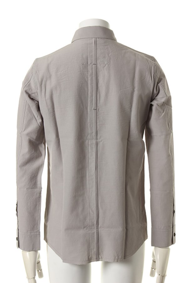 画像2: 【 50%OFF セール24,200円→12,100円】 OURET オーレット HIGH TWIST RAYON TROPICAL REGULAR COLLAR SHIRT{OR161-0251-91UB-AFS} (2)