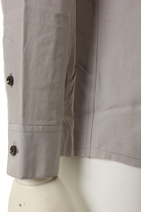 画像5: 【 50%OFF セール24,200円→12,100円】 OURET オーレット HIGH TWIST RAYON TROPICAL REGULAR COLLAR SHIRT{OR161-0251-91UB-AFS} (5)