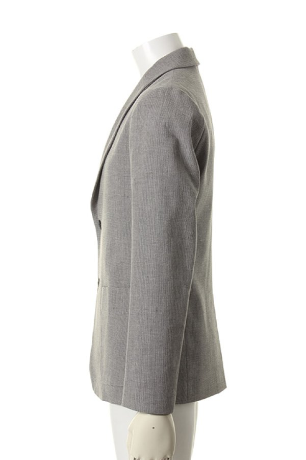 画像3: 【 50%OFF セール52,800円→26,400円】 OURET オーレット LINEN COTTON DOBBY STRETCH SHAWL COLLAR JACKET{-AFS} (3)