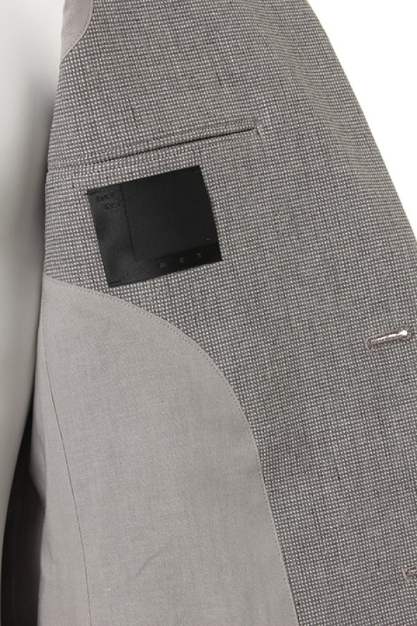 画像5: 【 50%OFF セール52,800円→26,400円】 OURET オーレット LINEN COTTON DOBBY STRETCH SHAWL COLLAR JACKET{-AFS} (5)