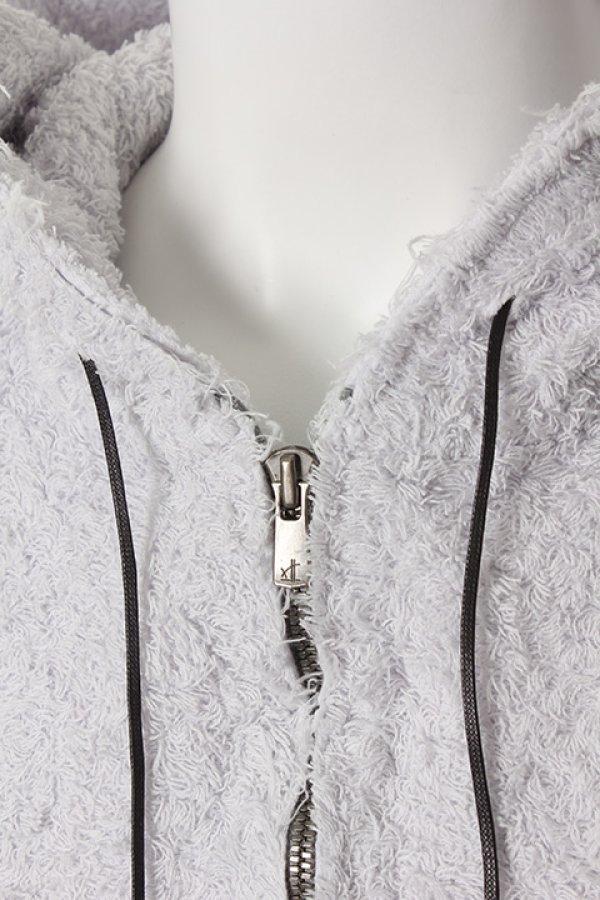 画像4: 【 50%OFF セール35,200円→17,600円】 OURET オーレット LINEN COTTON LONG PILE ZIP PARKA{-AFS} (4)