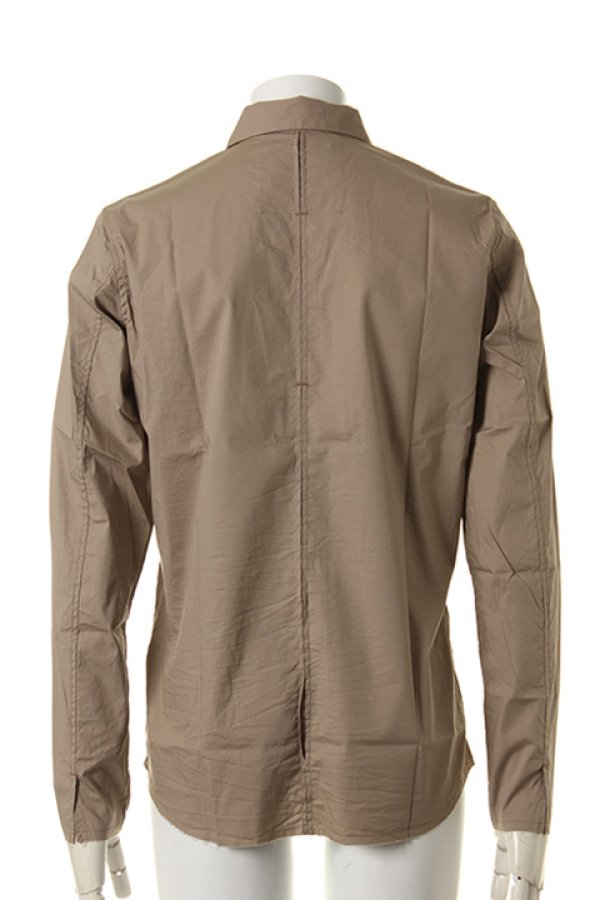 画像2: 【 50%OFF セール22,000円→11,000円】 【underbar 15th Exclusive】OURET オーレット コットンブロードストレッチカットオフ比翼シャツ{OR161-1951-82-AFS} (2)