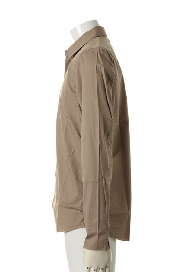画像3: 【 50%OFF セール22,000円→11,000円】 【underbar 15th Exclusive】OURET オーレット コットンブロードストレッチカットオフ比翼シャツ{OR161-1951-82-AFS} (3)