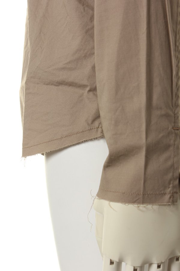 画像5: 【 50%OFF セール22,000円→11,000円】 【underbar 15th Exclusive】OURET オーレット コットンブロードストレッチカットオフ比翼シャツ{OR161-1951-82-AFS} (5)