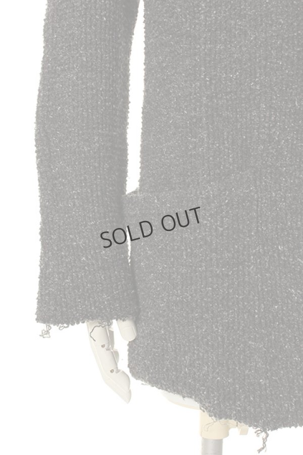 画像5: {SOLD}OURET オーレット STRIPE LOOP SWEAT SHAWL COLLAR JACKET{-AFA} (5)