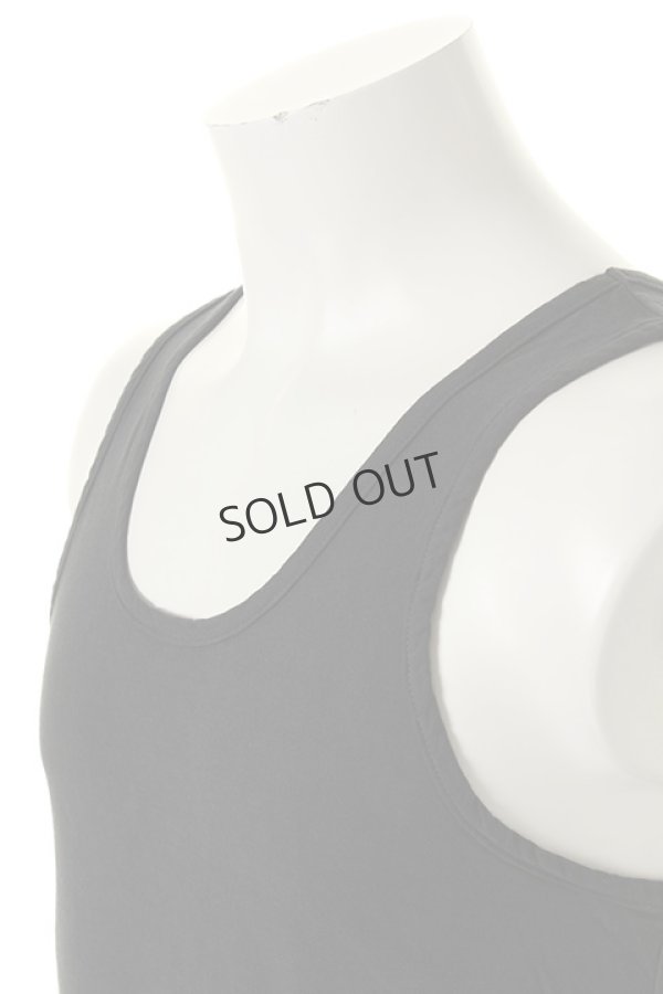 画像4: {SOLD}OURET オーレット HIGH TWIST JERSEY STITCH TANK TOP{-AFA} (4)