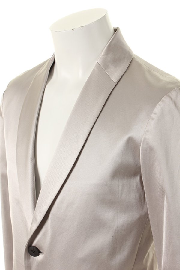 画像4: 【 50%OFF セール55,000円→27,500円】 OURET オーレット RAYON COTTON STRETCH TWILL SHAWL COLLAR JACKET{-AGS} (4)