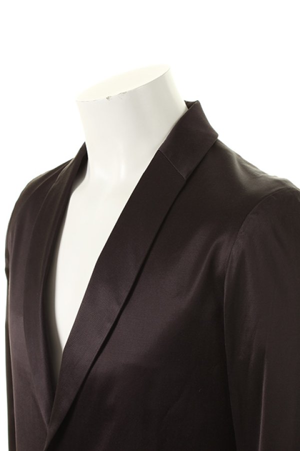 画像4: 【 50%OFF セール55,000円→27,500円】 OURET オーレット RAYON COTTON STRETCH TWILL SHAWL COLLAR JACKET{-AGS} (4)