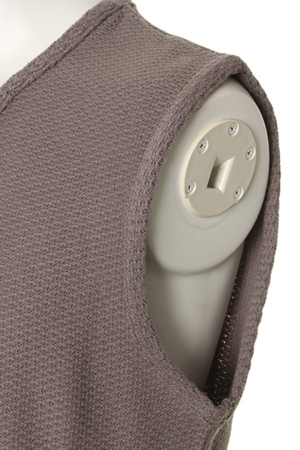 画像5: 【 50%OFF セール13,200円→6,600円】 OURET オーレット COTTON KNOT KNIT PULLOVER VEST{-AGS} (5)