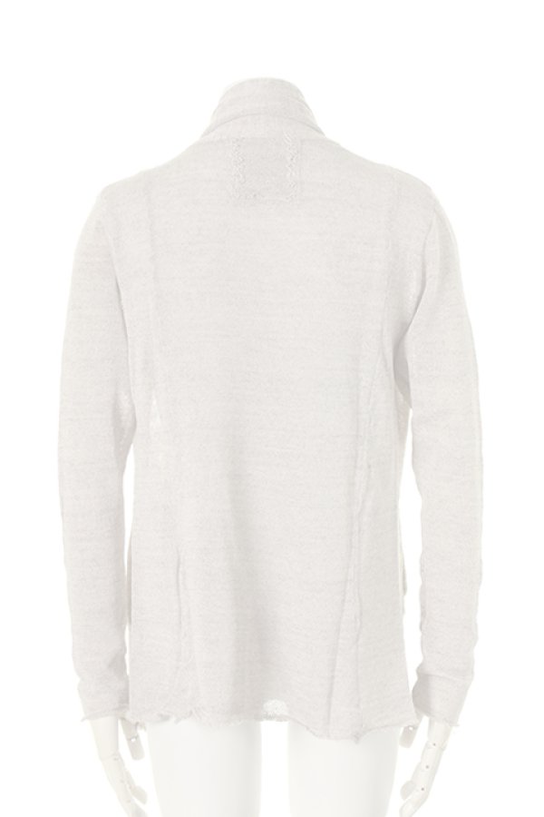 画像2:  {SOLD} OURET オーレット GIMA JERSEY STITCH DRAPE CARDIGAN{-AGS} (2)