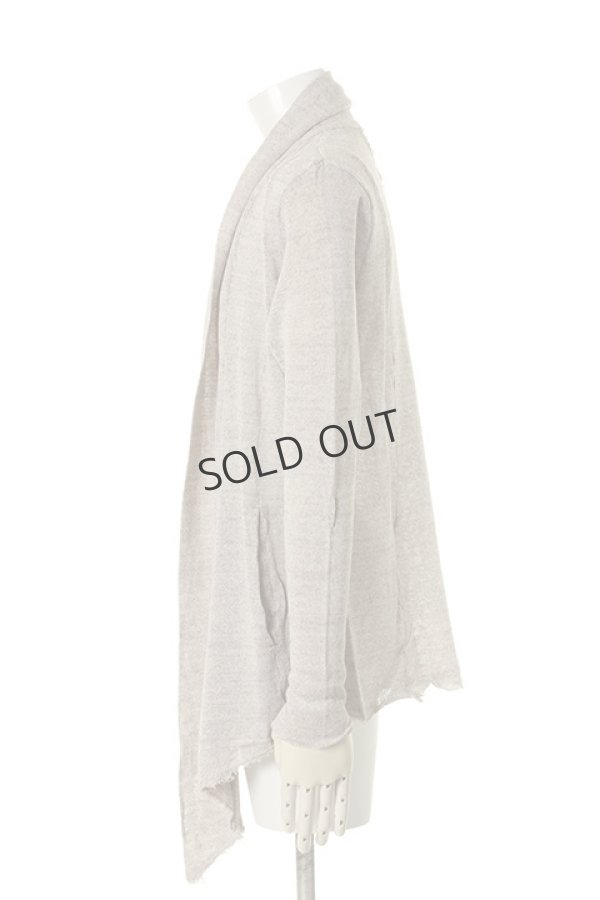 画像3: {SOLD}OURET オーレット GIMA JERSEY STITCH DRAPE CARDIGAN{-AGS} (3)