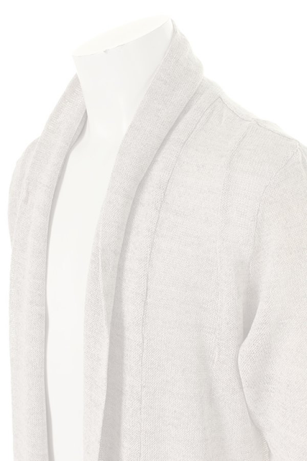 画像4:  {SOLD} OURET オーレット GIMA JERSEY STITCH DRAPE CARDIGAN{-AGS} (4)