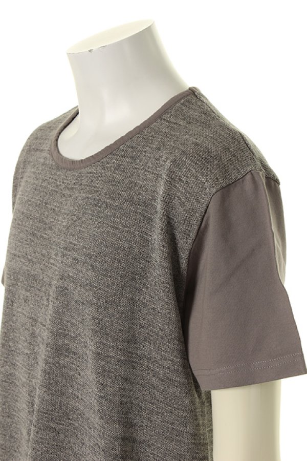 画像4: 【 50%OFF セール25,300円→12,650円】 OURET オーレット GIMA JERSEY STITCH LAYERED CREW NECK SHORT SLEEVE{-AGS} (4)