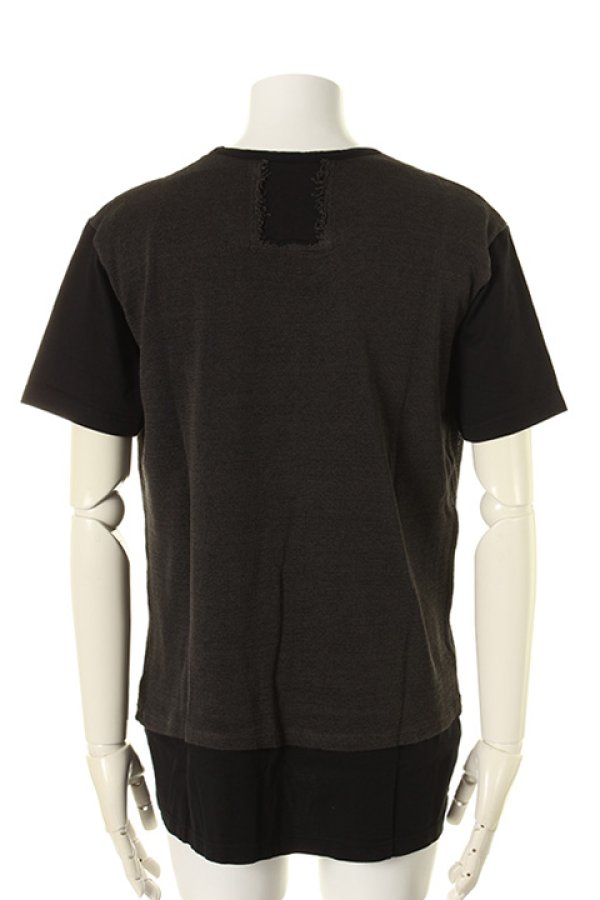 画像2: 【 50%OFF セール25,300円→12,650円】 OURET オーレット GIMA JERSEY STITCH LAYERED CREW NECK SHORT SLEEVE{-AGS} (2)