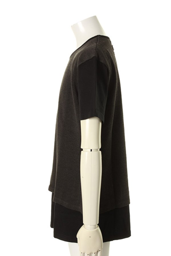 画像3: 【 50%OFF セール25,300円→12,650円】 OURET オーレット GIMA JERSEY STITCH LAYERED CREW NECK SHORT SLEEVE{-AGS} (3)