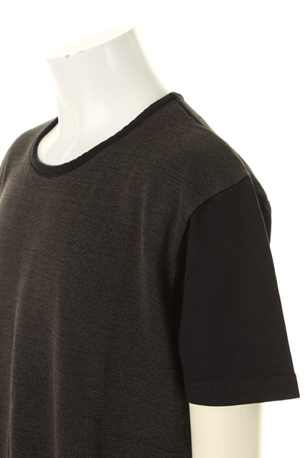 画像4: 【 50%OFF セール25,300円→12,650円】 OURET オーレット GIMA JERSEY STITCH LAYERED CREW NECK SHORT SLEEVE{-AGS} (4)