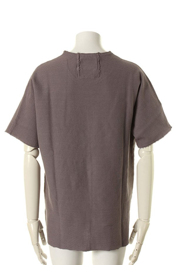 画像2: 【 50%OFF セール19,800円→9,900円】 OURET オーレット DRY CAGE KNIT DOLMAN SHORT SLEEVE{-AGS} (2)
