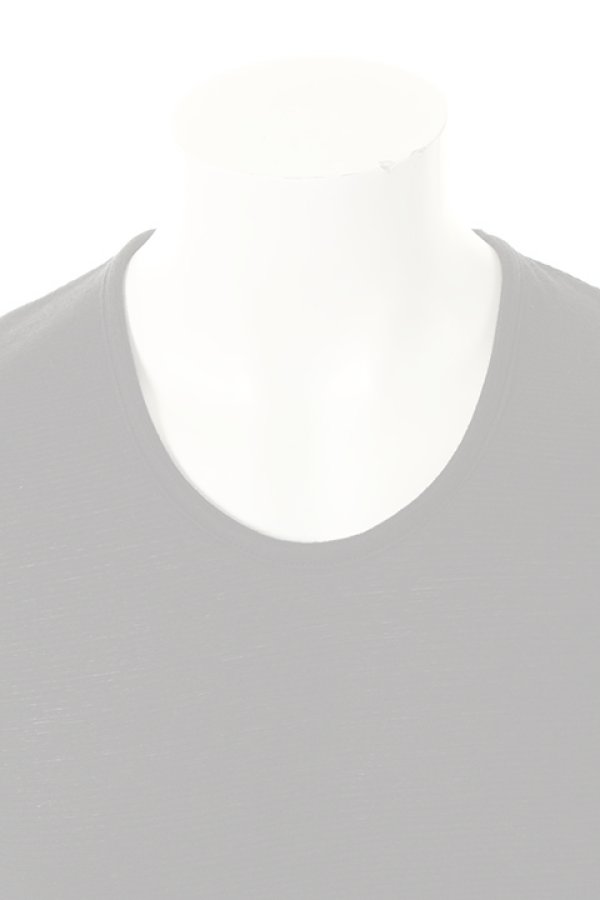 画像4:  {SOLD} OURET オーレット HIGH TWIST SUMMER KNIT LONG U NECK SHORT SLEEVE{-AGS} (4)