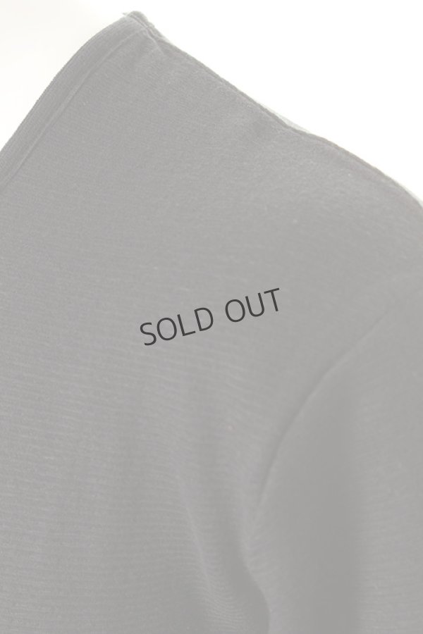 画像5: {SOLD}OURET オーレット HIGH TWIST SUMMER KNIT LONG U NECK SHORT SLEEVE{-AGS} (5)