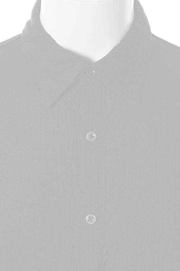 画像4:  {SOLD} OURET オーレット ボックスロングシャツ - L/Cちりめん{-AHS} (4)