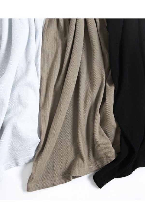 画像4: 【 50%OFF セール13,200円→6,600円】 OURET オーレット 強撚テレコ ロングタンクトップ{-AHS} (4)