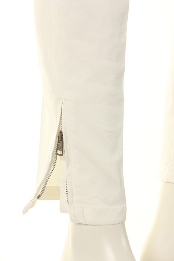 画像4: ▽ 60%OFF アウトレットセールセール42,900円→17,160円▽ AKM エイケイエム pure-same stretch cotton ankle zip chino{-AES} (4)
