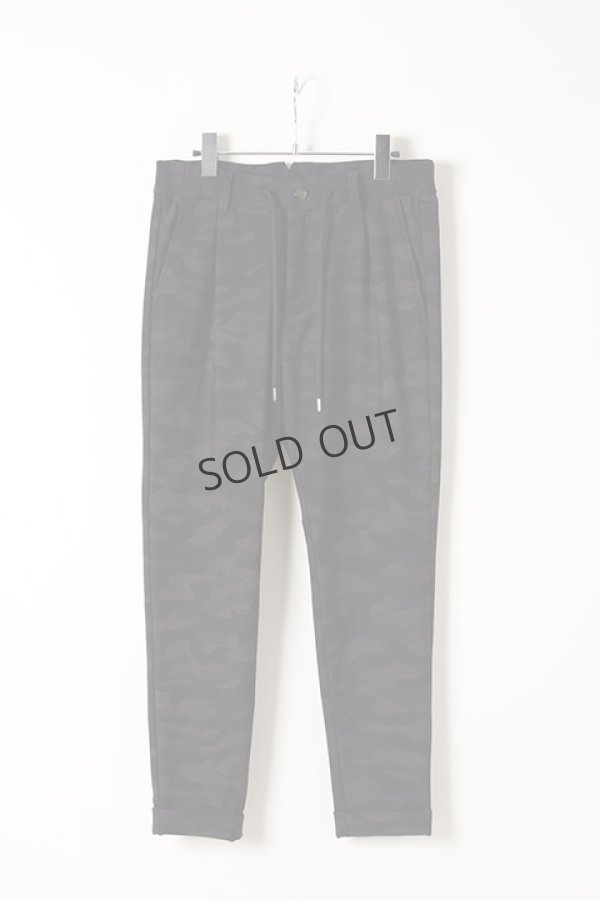 画像2: {SOLD}AKM エイケイエム HIGH TENTION JERSEY 【CAMO】 1TUCK SLACKS{P241-PET071-A99-BJS} (2)