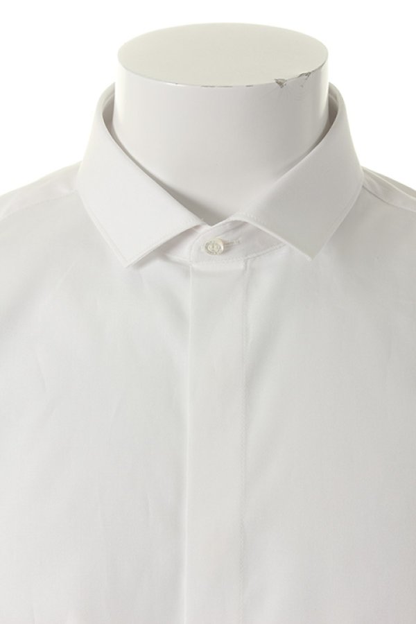 画像4: Neil Barrett ニールバレット CUT-AWAY COLLAR CLASSIC SHIRT{PBCM347C-A042C-0003-AFS} (4)