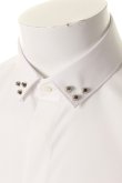 画像4: {SOLD}Neil Barrett ニールバレット STUDS COLLAR SHIRT{PBCM669A-G049C-03-AHS} (4)