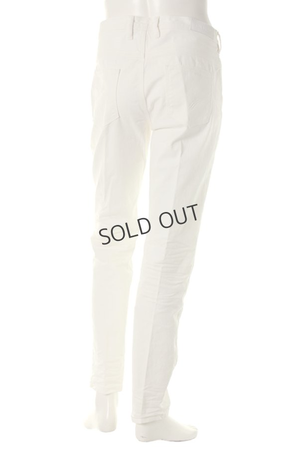 画像2: {SOLD}Neil Barrett ニールバレット MULTI POCKET SUPER SKINNY LEG DESTROYED COTTON STR. DRILL(T.C.) JEAN{PBDE102-E805T-828-AGS} (2)