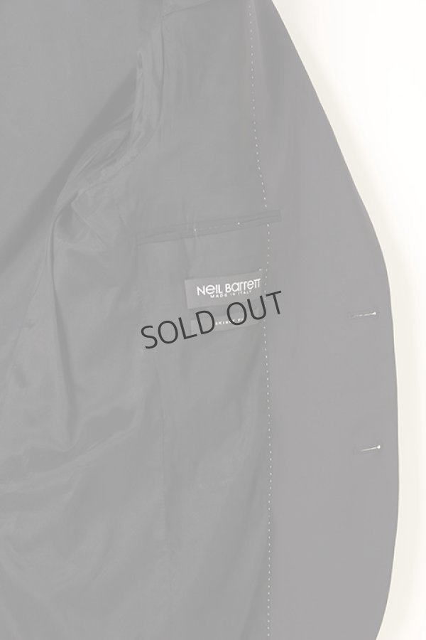 画像4: {SOLD}Neil Barrett ニールバレット WIDE NOTCH RIVER SKINNY JACKET{PBGI324-A012-01-AIA} (4)