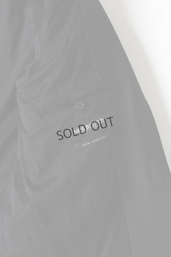 画像5: {SOLD}Neil Barrett ニールバレット TRAVEL EXTRAFINE BISTER. GABARDINE CARDIGAN NOTCH REVER JACKET{PBGI428-H051-01-AHA} (5)