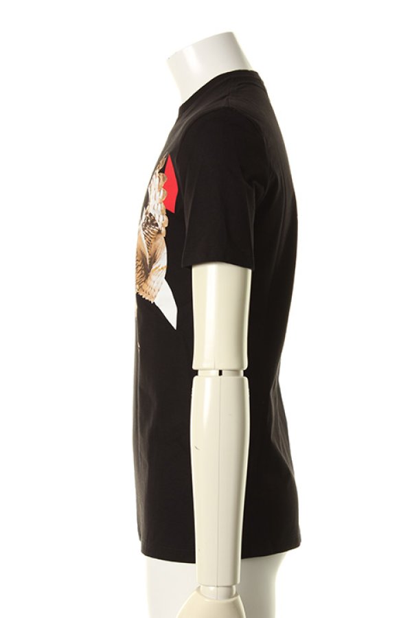 画像3: 【 40%OFF セール40,700円→24,420円】 Neil Barrett ニールバレット MIRRORED MODERNIST OWL T-SHIRT{PBJT182S-E519S-01-AGS} (3)