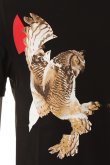 画像5: Neil Barrett ニールバレット MIRRORED MODERNIST OWL T-SHIRT{PBJT182S-E519S-01-AGS} (5)