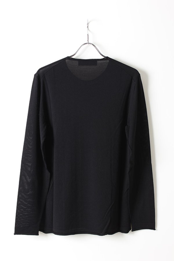 画像2: 【 40%OFF セール58,300円→34,980円】 Neil Barrett ニールバレット WOOl SILK CASHMERE F.16 RAW EDGE JUMPER{PBMA140-3653-01-AHA} (2)