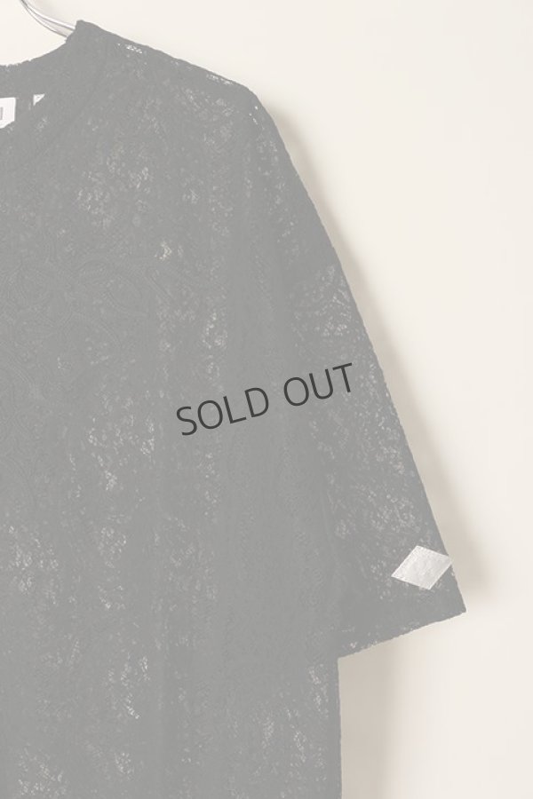 画像3: {SOLD}el conductorH コンダクター CORD EMBROIDERED PAISLEY LACE S/S T-SHIRT{-BCA} (3)