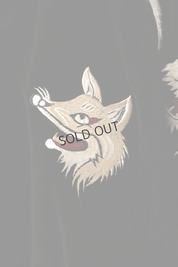 画像2: {SOLD}el conductorH コンダクター VELVETEEN FOX EMBROIDERED SOURVENIR JKT{-BCA} (2)