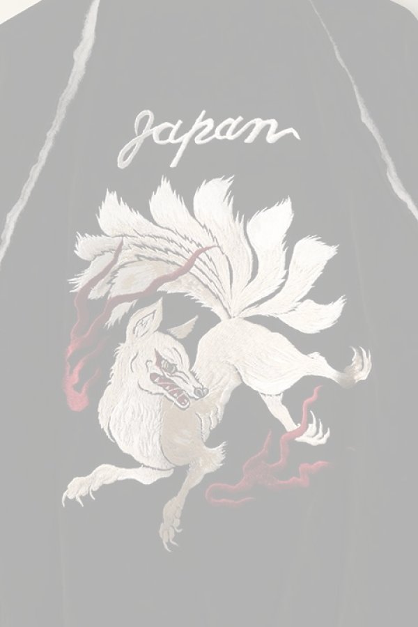 画像6:   el conductorH コンダクター VELVETEEN FOX EMBROIDERED SOURVENIR JKT{-BCA} (6)