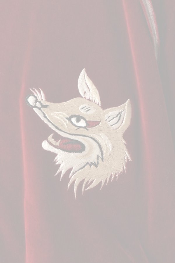 画像3:   el conductorH コンダクター VELVETEEN FOX EMBROIDERED SOURVENIR JKT{-BCA} (3)