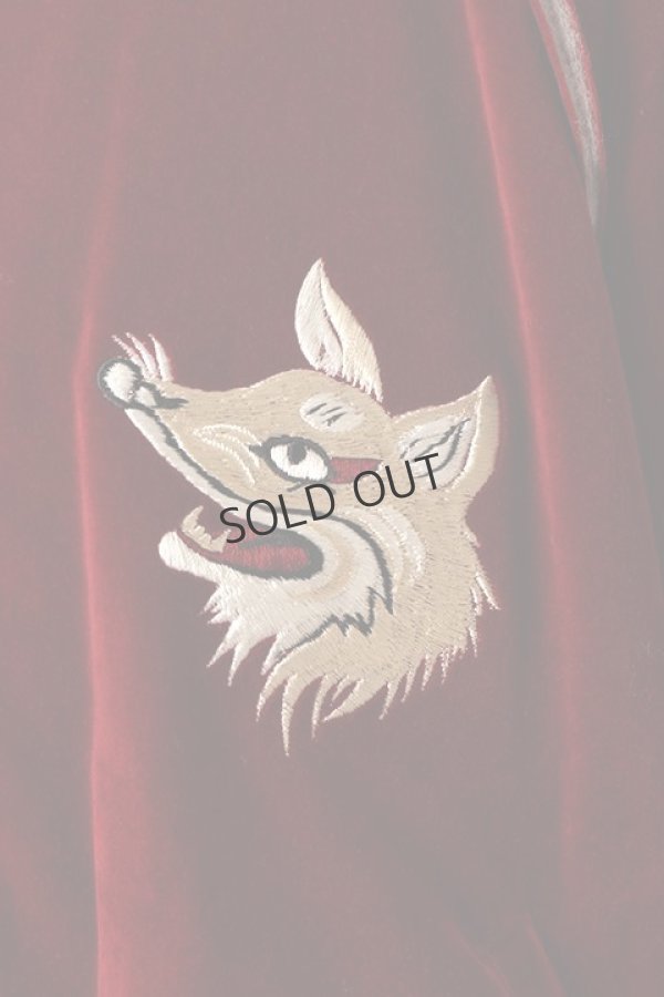 画像3: {SOLD}el conductorH コンダクター VELVETEEN FOX EMBROIDERED SOURVENIR JKT{-BCA} (3)