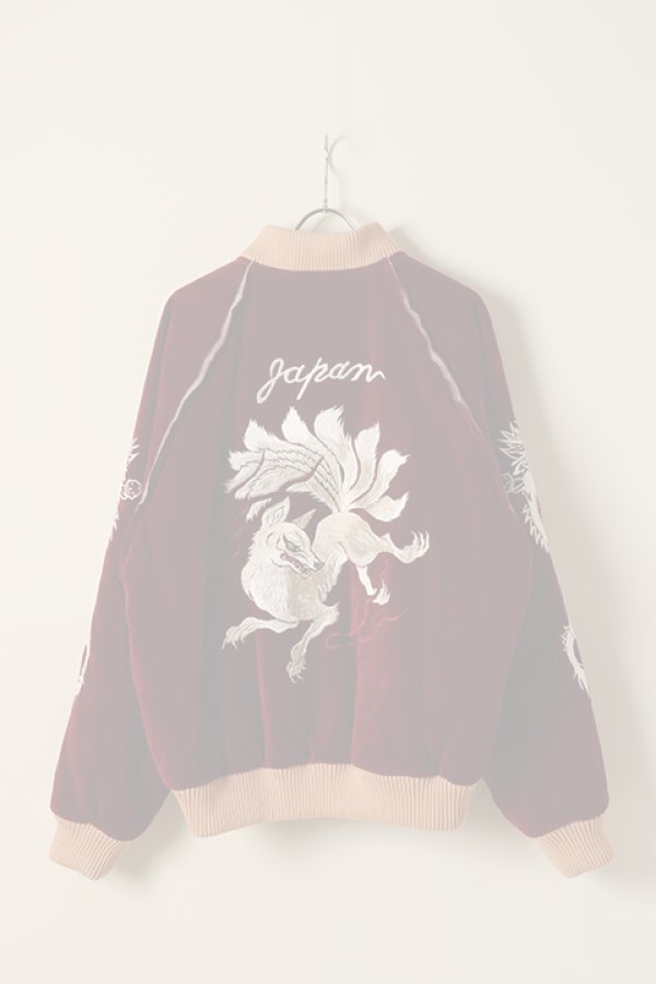 画像6:   el conductorH コンダクター VELVETEEN FOX EMBROIDERED SOURVENIR JKT{-BCA} (6)