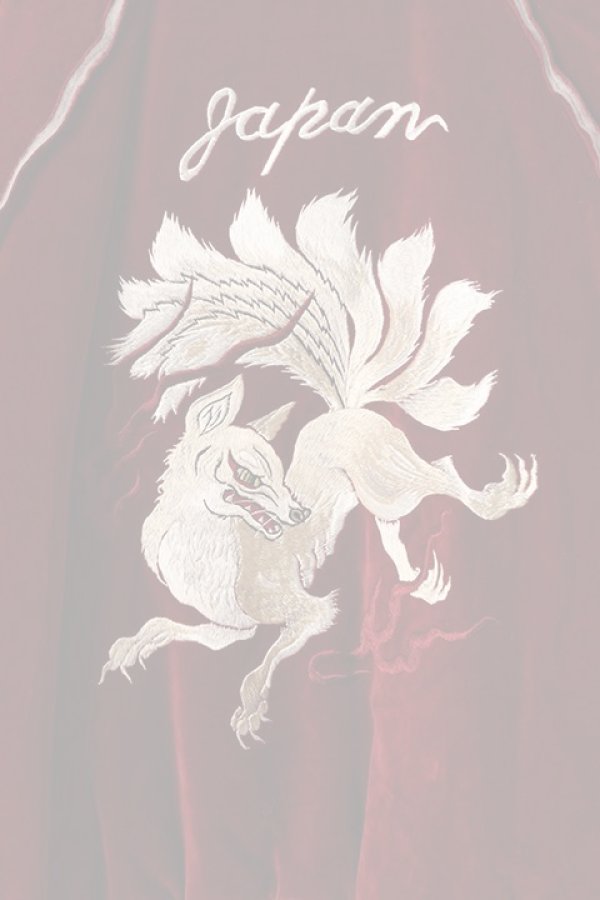 画像7:   el conductorH コンダクター VELVETEEN FOX EMBROIDERED SOURVENIR JKT{-BCA} (7)