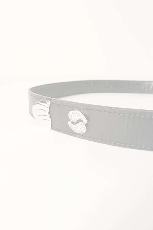 画像3:   el conductorH コンダクター PAISLEY STUDDED BELT{-BCS} (3)