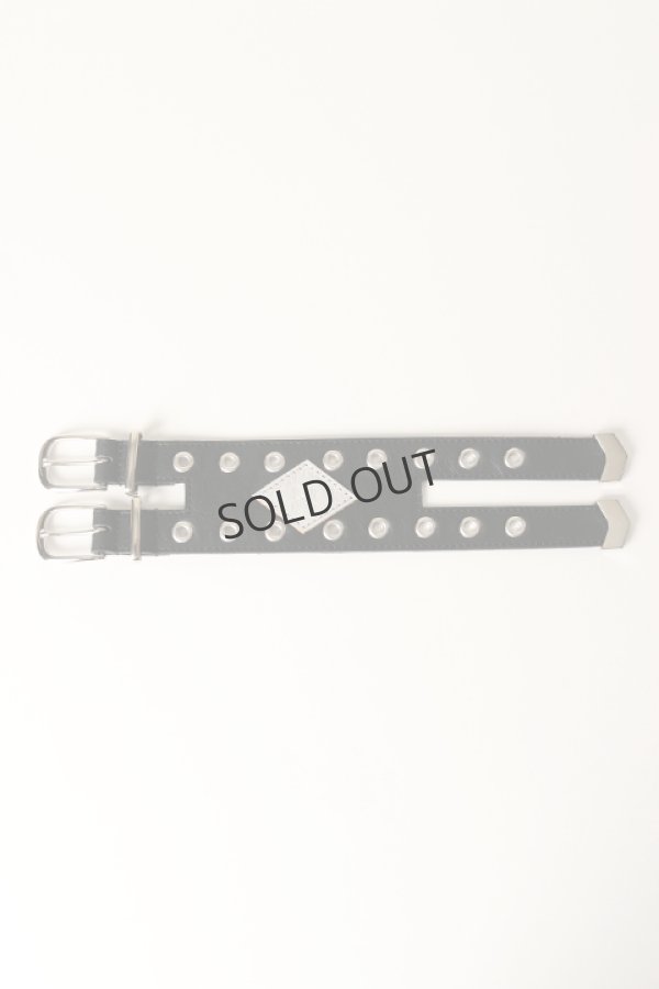 画像3: {SOLD}el conductorH コンダクター DOUBLE BUCKLE LEATHER BRACELET{-BCS} (3)
