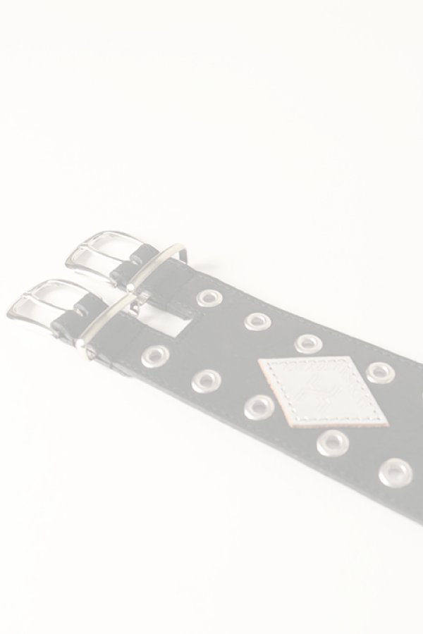 画像4:   el conductorH コンダクター DOUBLE BUCKLE LEATHER BRACELET{-BCS} (4)