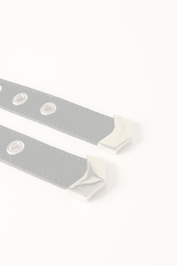 画像5:   el conductorH コンダクター DOUBLE BUCKLE LEATHER BRACELET{-BCS} (5)