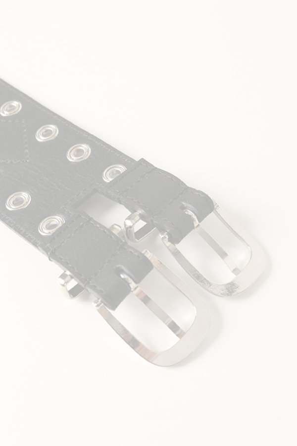 画像6:   el conductorH コンダクター DOUBLE BUCKLE LEATHER BRACELET{-BCS} (6)