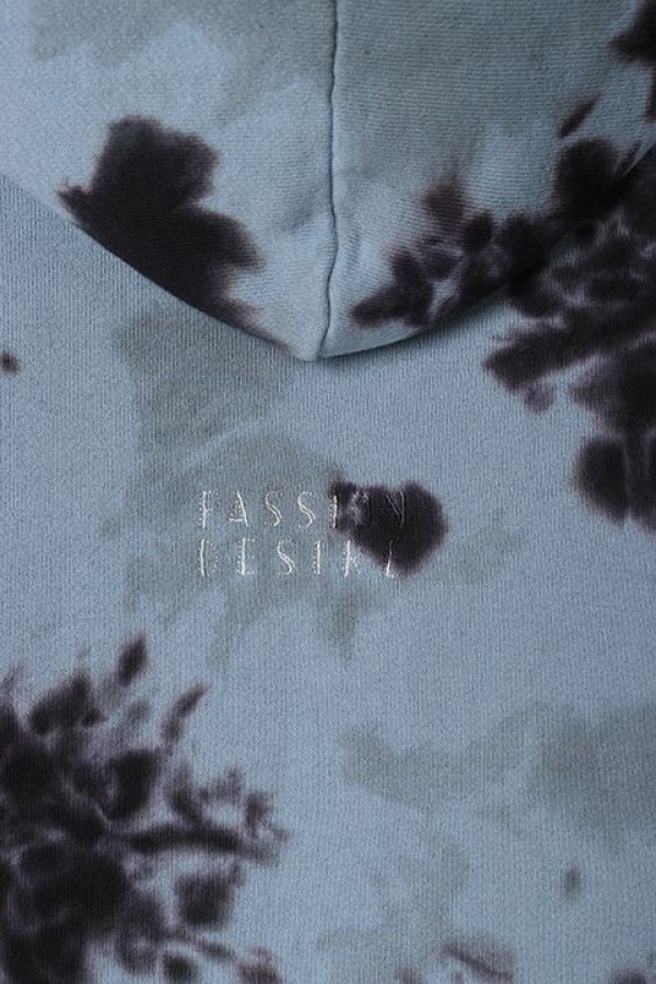 画像5: 【 30%OFF セール35,200円→24,640円】 el conductorH コンダクター TIE-DYE HOODED SWEATER{-BCS} (5)